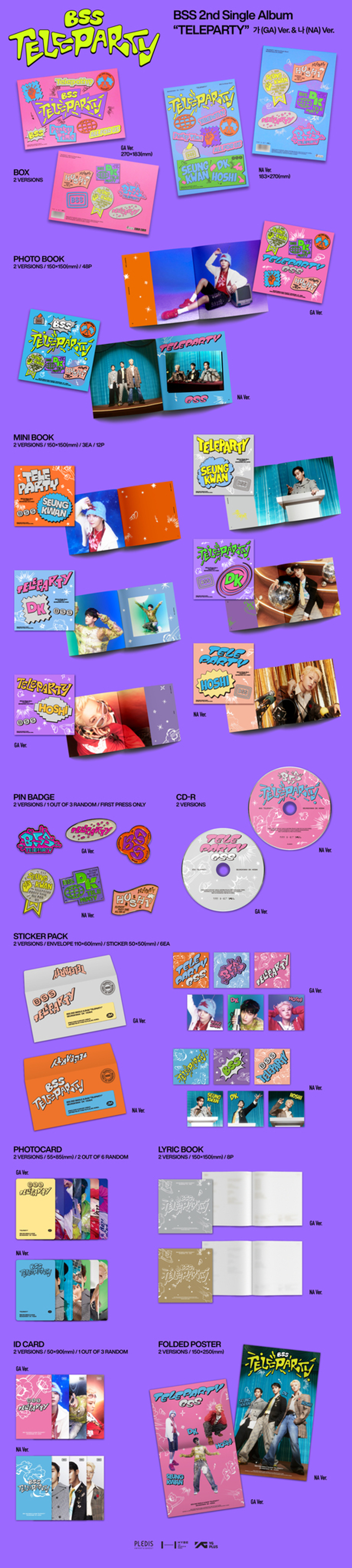 Альбом BSS (SEVENTEEN) - 'TELEPARTY' 2nd Single Album