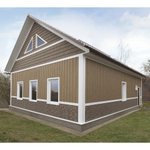 Фасадная панель Скандинавия S-Lock Древесный тауп 197*1950мм 0,384м2