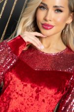 Блуза Жизель (красная) Б11859 LT Collection