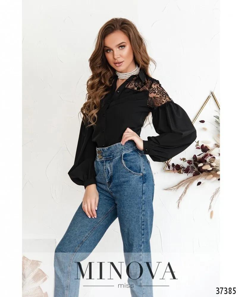 Рубашка 1064-черный Minova