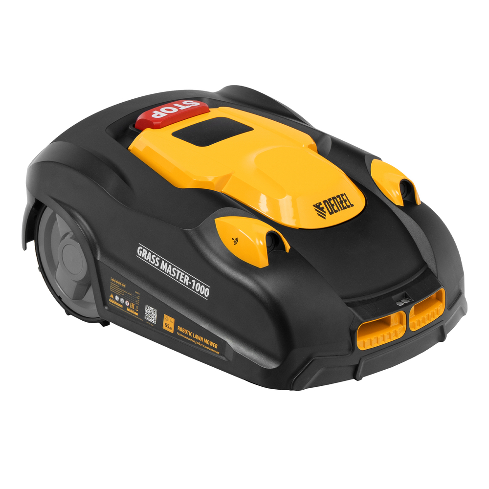 Робот-газонокосилка Grass Master 1000  1000м², 3Ач, 28V, LCD дисплей, Wi-Fi Denzel