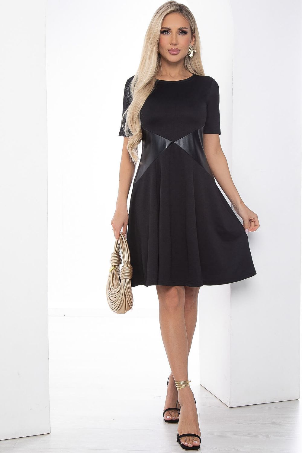 Платье "Эрин" (черное) П8902 LT Collection (Акция)