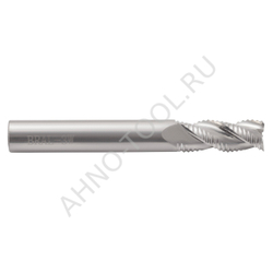 Фреза твердосплавная обдирочная  4мм (L=50, l=10, хв=4) Z3 30° по алюминию и цвет.металлам BRAL-3W-D