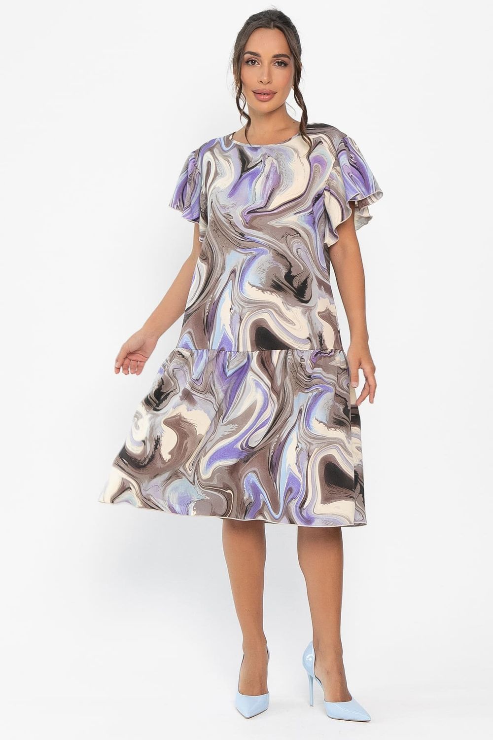 Платье Фантазия (серое) П13951-12М LT Collection