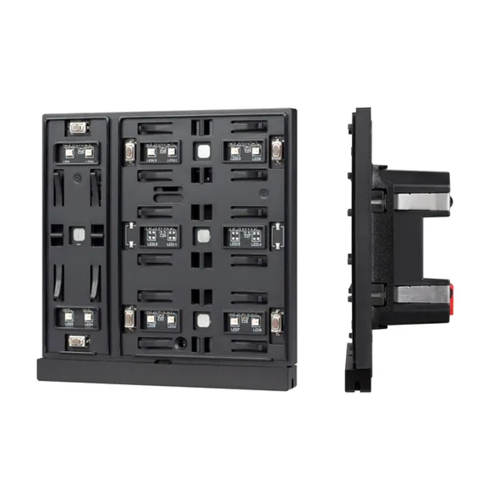 INTELLIGENT ARLIGHT Механизм панели KNX-303-22-IN Black (Bus) (IARL, IP20 Пластик, 2 года) 043109