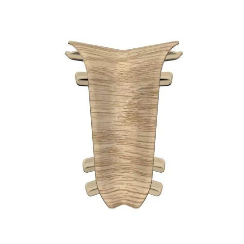 Угол внутренний для плинтуса 55 мм "Идеал Классик" 216 Дуб сафари