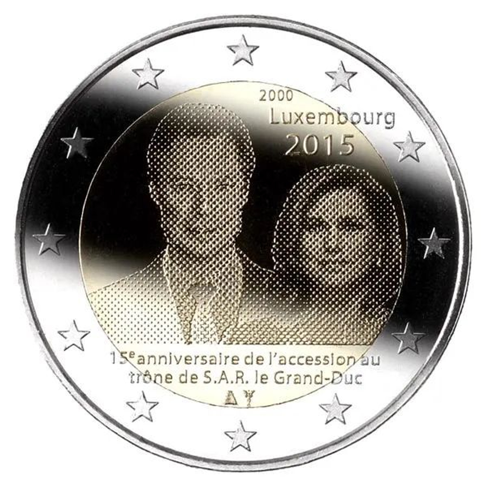 Luxembourg 2 Euro 2015 - 15th Anniversary of the Accession to the Throne of H.R.H. the Grand Duke