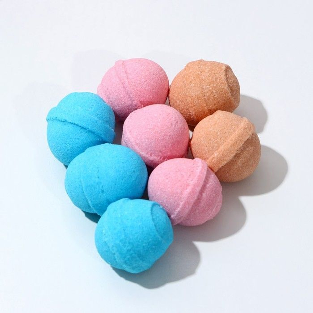 Набор из восьми бомбочек для ванны «С новым счастьем!»