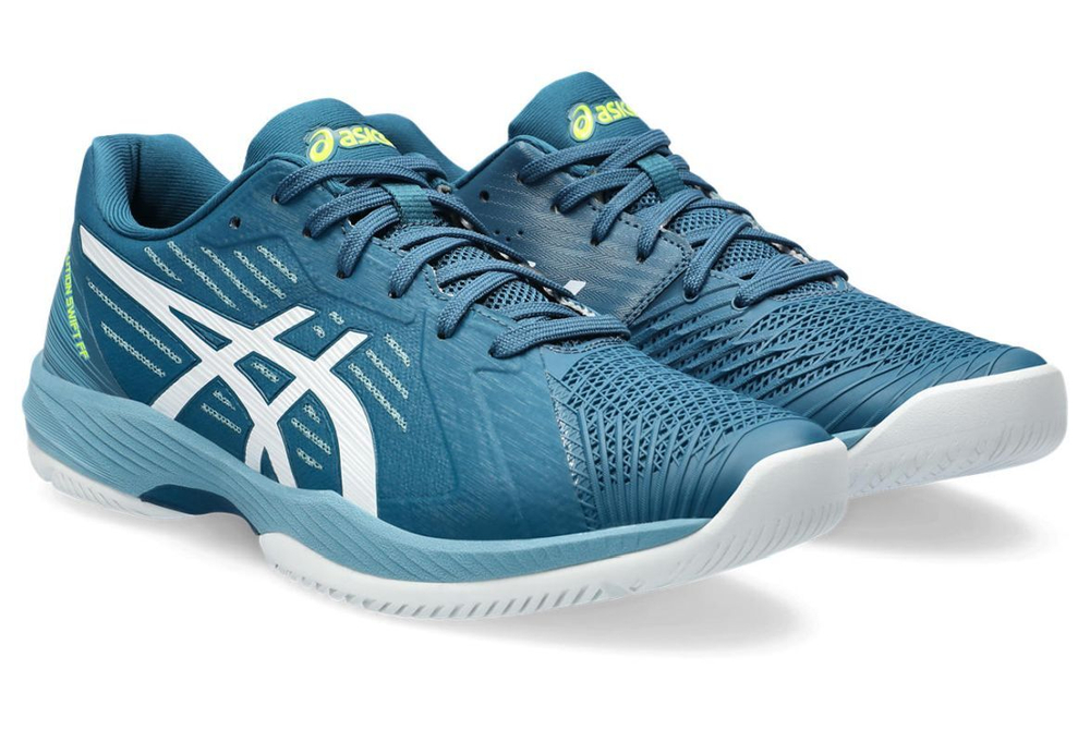 Мужские кроссовки теннисные Asics Solution Swift FF - Бирюзовый