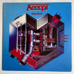 Винтажная виниловая пластинка LP Accept Metal Heart (Japan 1985) (No Obi)