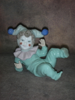 Статуэтка. Фарфор. Клоун Маленький шут упал. NAO. Испания