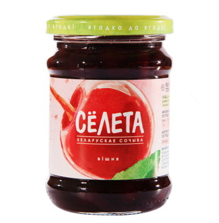Варенье "Сёлета" 300г. Вишня Слуцк