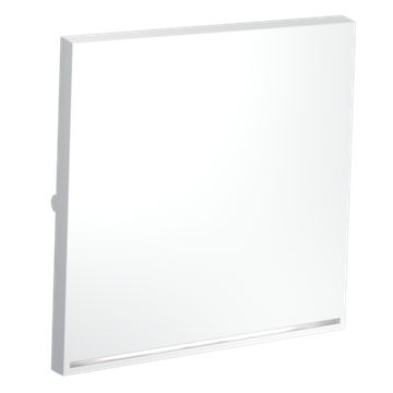 Клавиша для выключателя/переключателя одноклавишного с подсветкой, S70 (белый матовый)