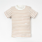 Футболка для мальчиков "Basic line" рост 62-68 см, полоска бежевая 9235932 (Крошка Я), 1 шт.