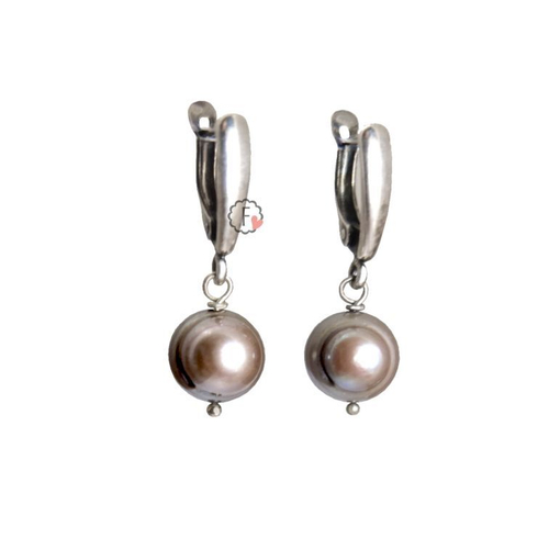 серьги с жемчугом с-1038