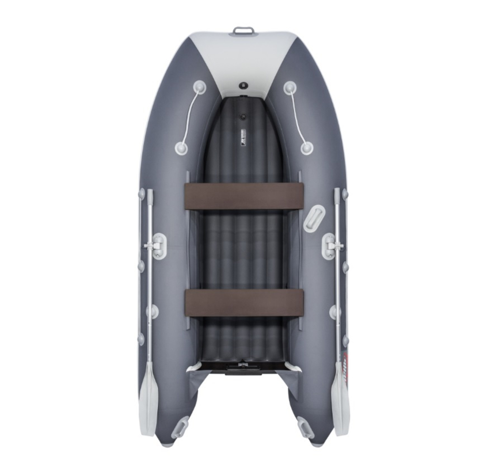 Лодка ПВХ Таймень LX 3200 НДНД Графит/светло-серый
