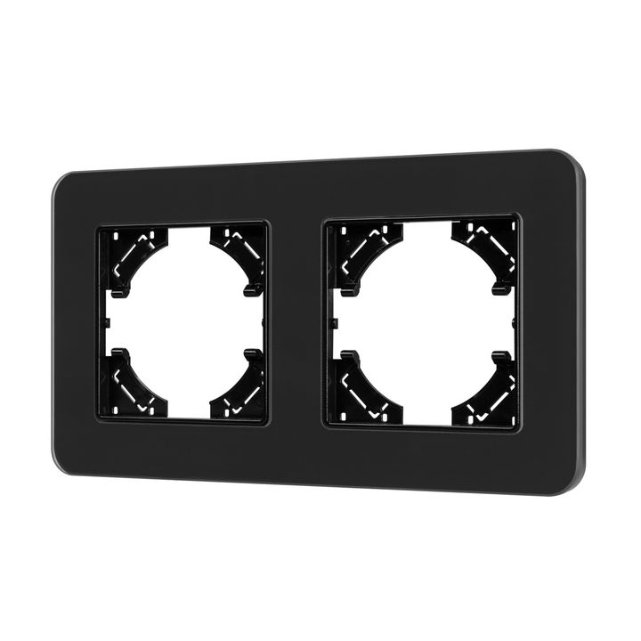 Рамка стеклянная FRM-OMALI-SFGS-2-BK Arlight 049709