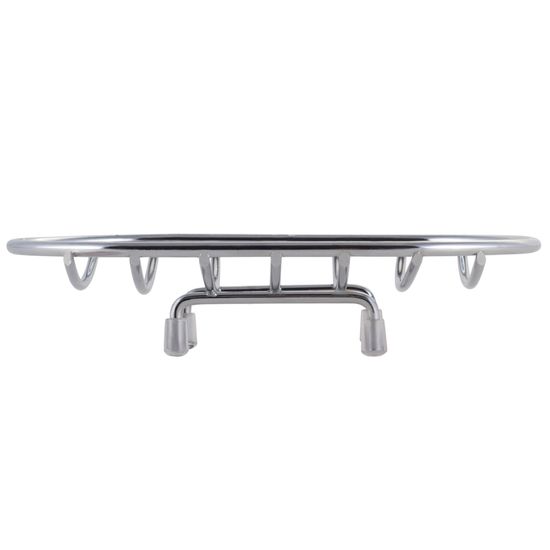 Мыльница овальная хромированная Besser BS 0103 (13х8,5х3 см)