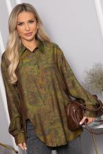 Блуза Тайна очарования (зеленая) Б14434-5М LT Collection