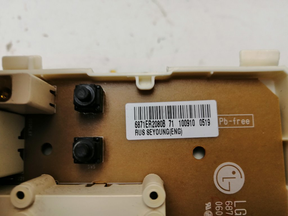 F1020NDR5 кт104 Электронный модуль для стиральной машины LG EBR52856001 б/у