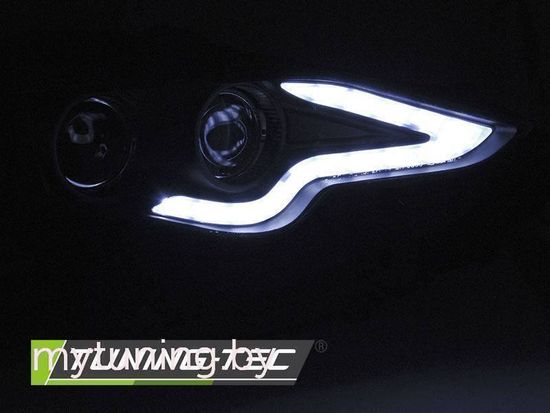 Передние фары LED PROJECTOR TUBE BLACK для Lexus IS 3(III)
