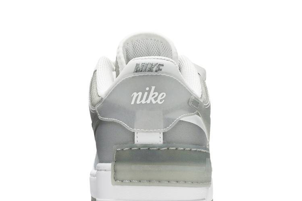 Кроссовки Nike Air Force 1 Shadow Particle Grey (Женская размерная сетка)