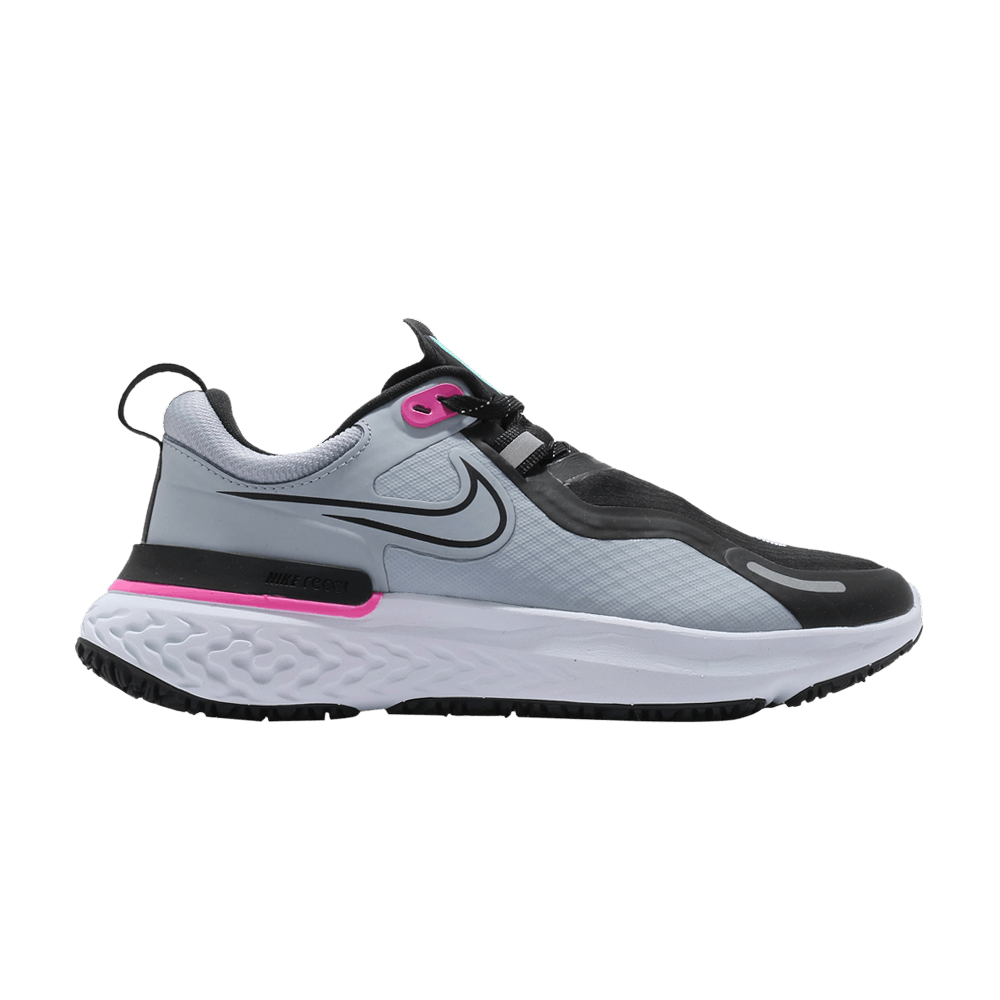 Кроссовки Nike React Miler 1 Shield Putpu (Женская размерная сетка)