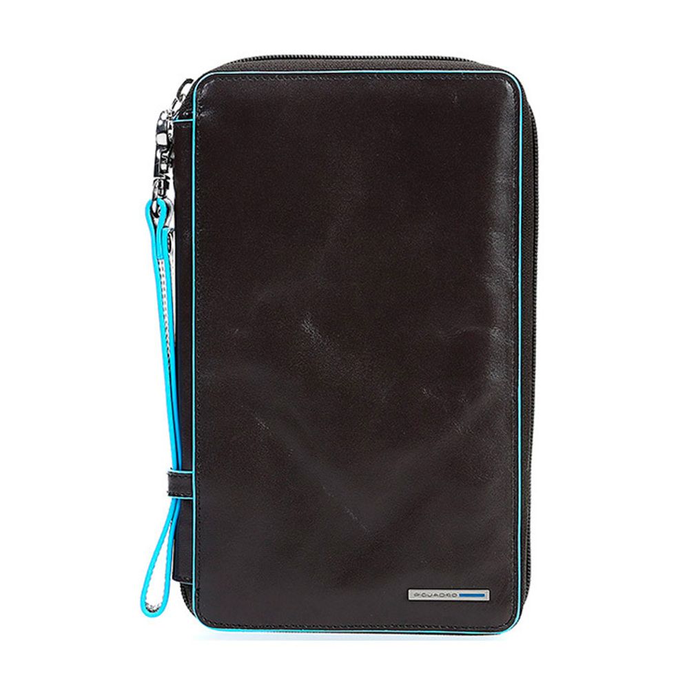 Мультипортмоне Piquadro Blue Square черный телячья кожа (PP3246B2/N)