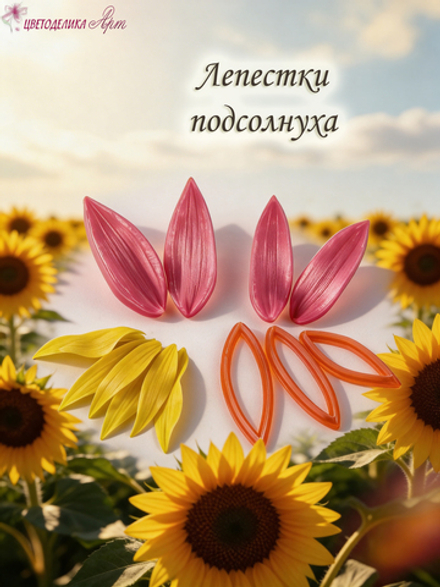 Лепестки подсолнуха