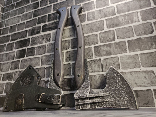 Топор Хай-тек + чехол из натуральной кожи