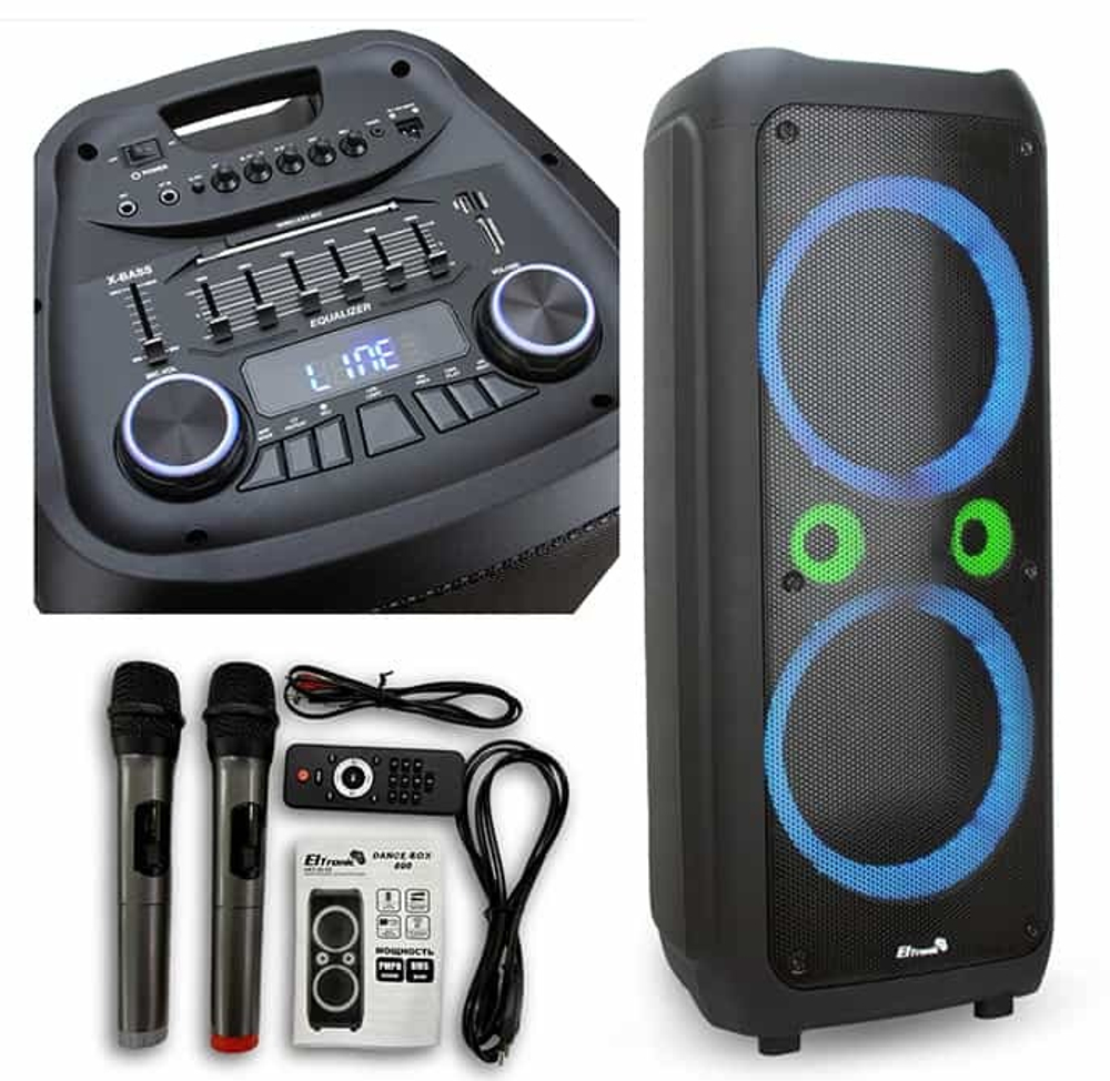 Колонка 12" (20-83 DANCE BOX 800) динамик 2шт/12" ELTRONIC с TWS