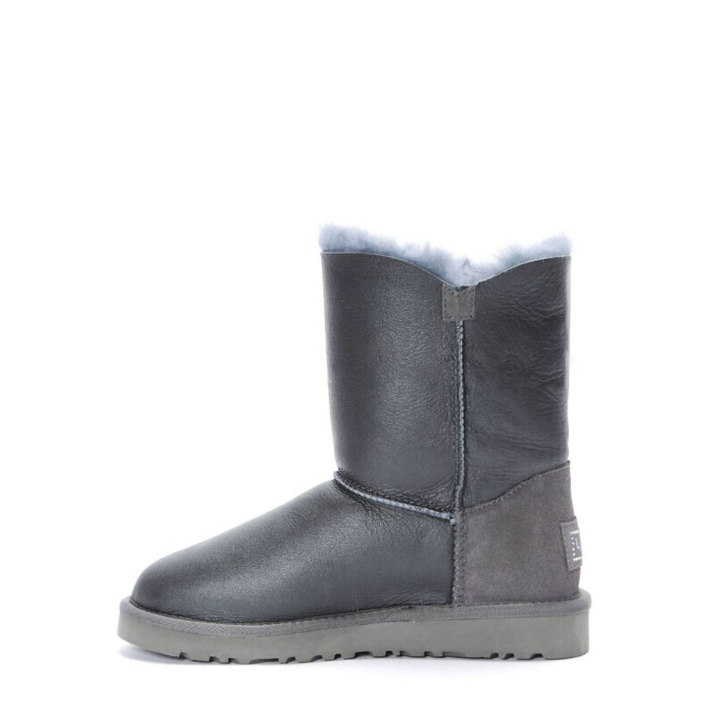 Угги Bailey Button Bling Metallic Grey