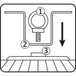Скоба для накладного монтажа светильников Navigator NHB-P7 14667
