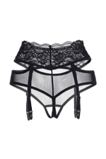Эротические трусики-пояс c высокой посадкой Marianne (Размер: 42-44) (Цвет: черный)