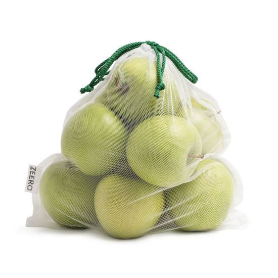 Экомешочек средний (белый) 25х30 см (уценка)