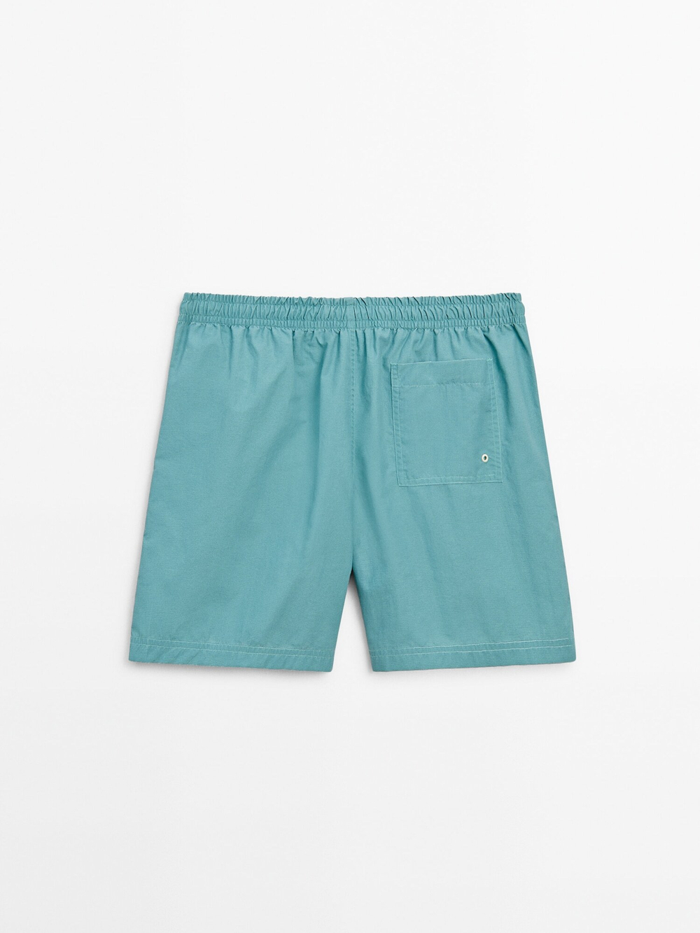 Massimo Dutti Однотонные плавки, бирюзовый