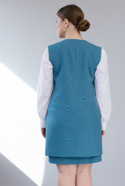 Жилет с подкладом 1634опа, ниагара #48Н061634опа