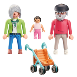 Playmobil - Моя жизнь Бабушка и дедушка с внуком 71613 / артикул   71613  / GTIN 4008789716132