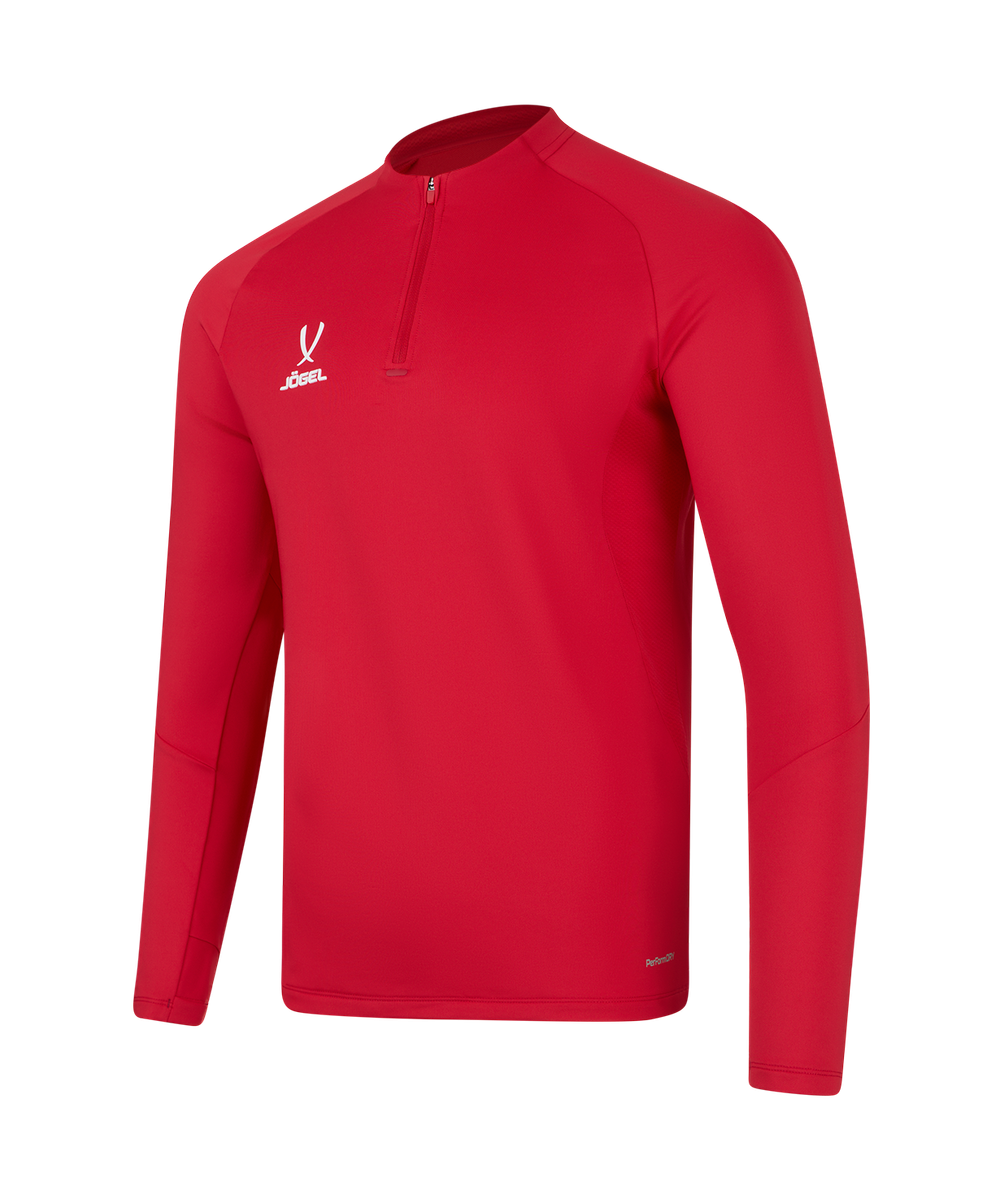 Джемпер тренировочный JÖGEL PREMIER PerFormDRY Training 1/4 Zip Top, красный