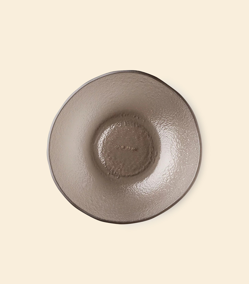 Салатник – Touch коричневый, 21 см | SOLID WATER