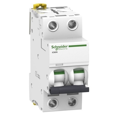 Автоматический выключатель Schneider Electric Acti 9 iC60N 2П 20A 6кА C (автомат электрический) A9F79220