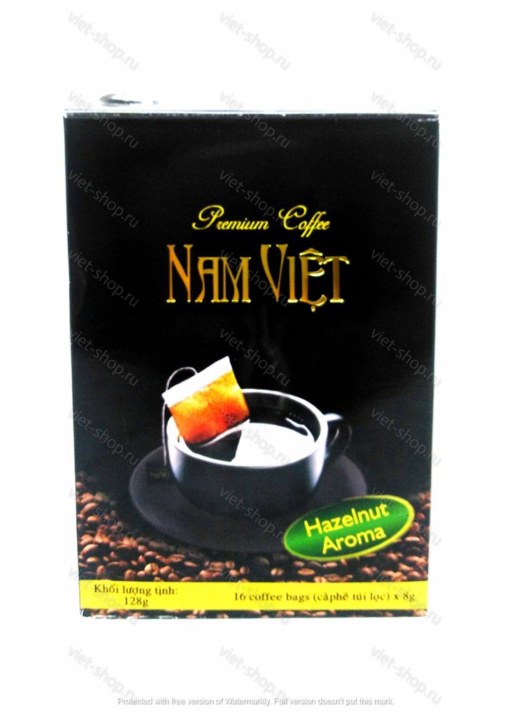 Кофе молотый Phuong Vy Лесной Орех, 16 пак.