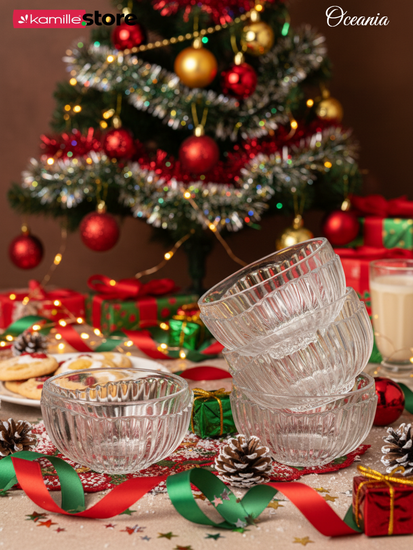 Набор креманок 6 шт. 300 мл. из стекла, Oceania