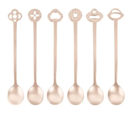 Sambonet Набор из 6 старинных ложек для шампанского Oriental Party