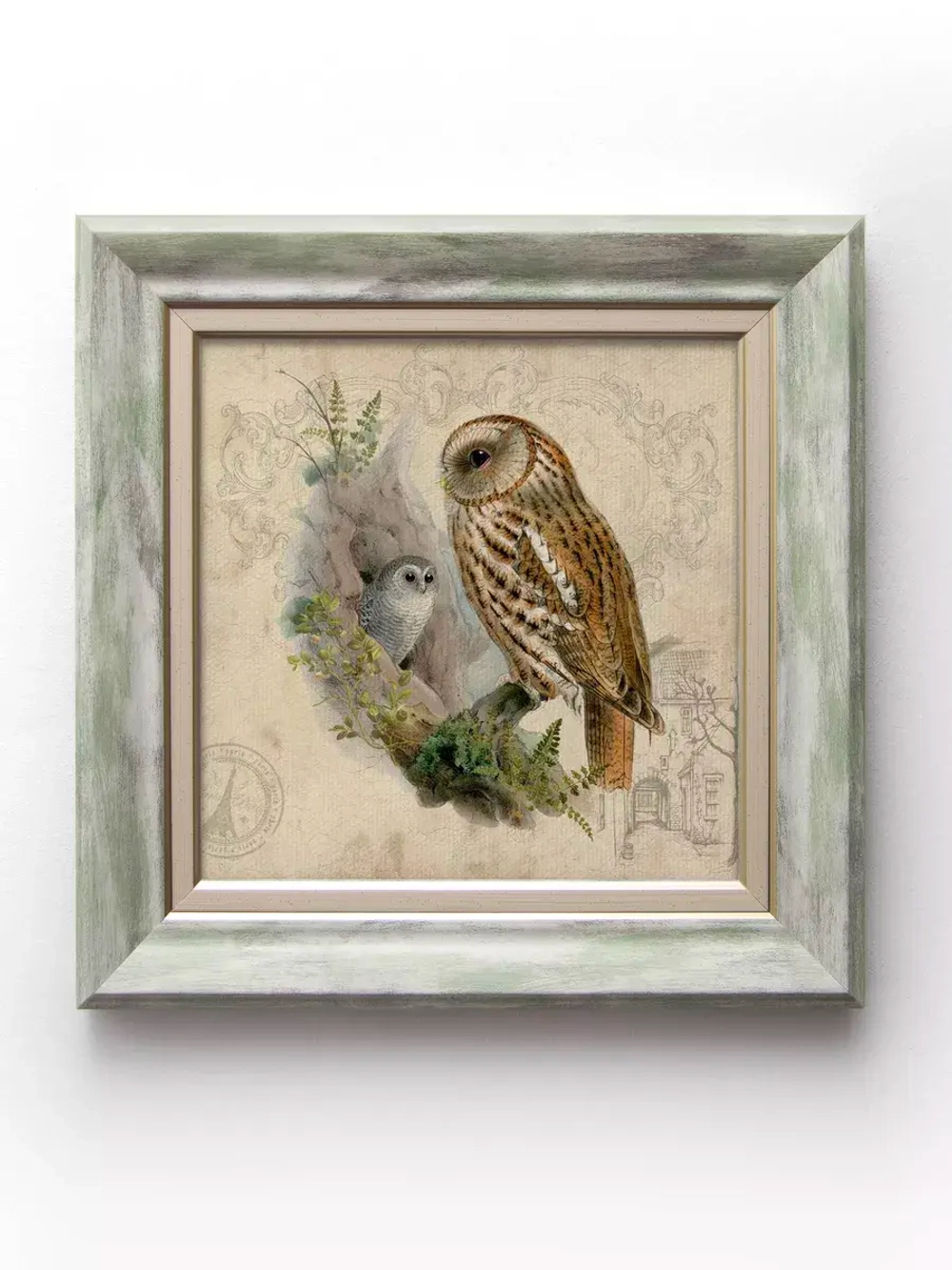 Картина на стену интерьерная на холсте 27,5*27,5 см