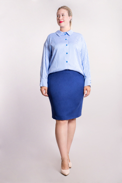 Юбка женская 3784ЛП, василёк #366Вас013784ЛП