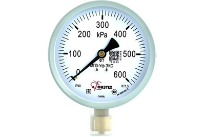 Манометр МП3-Уф исп ЭКО 0-600 кПа кт.1,5 d.100 IP40 G1/2 РШ