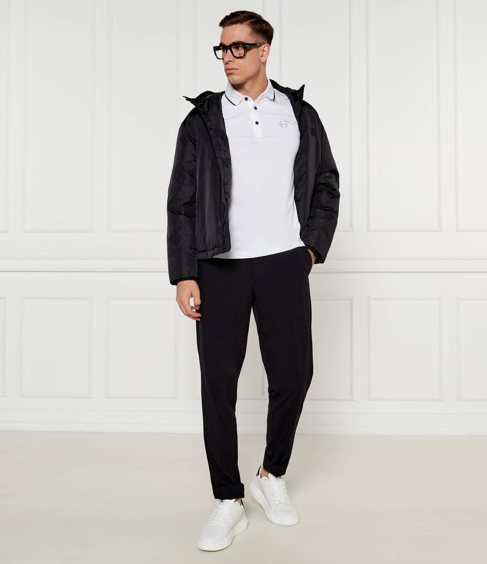 Поло Armani Exchange - белый(8NZF70 Z8M9Z)