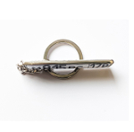 Брелок металлический с линзой