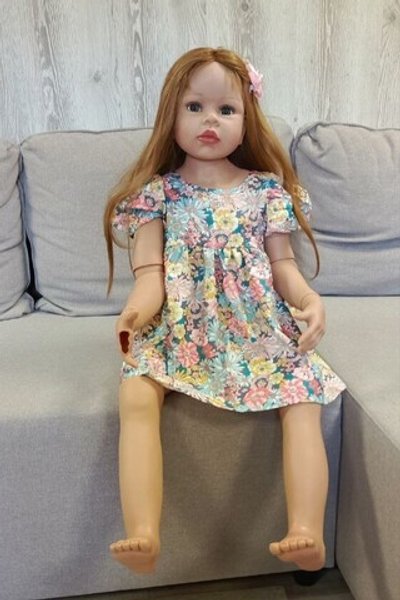 УЦЕНКА Кукла Реборн ростовая 98см (FA-258)